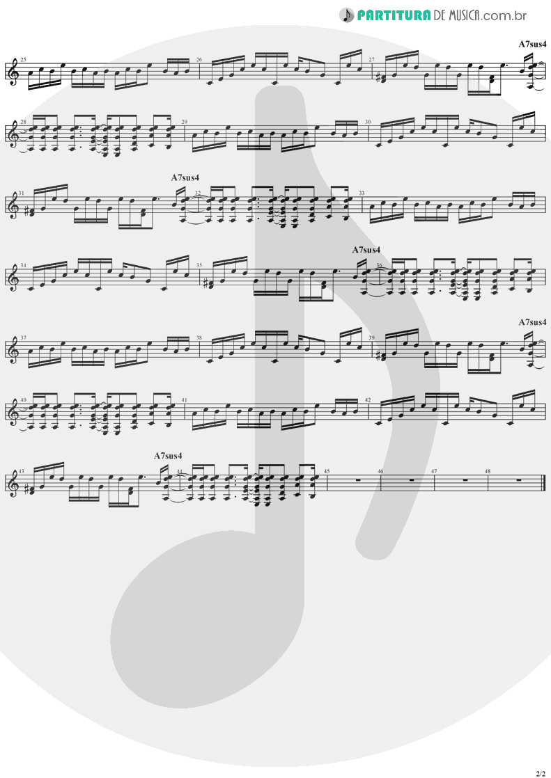 Partitura de musica de Guitarra Elétrica - I Still Do | The Cranberries | Everybody Else Is Doing It, So Why Can't We? 1993 - pag 2